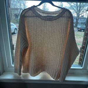 AE cream knit sweater
